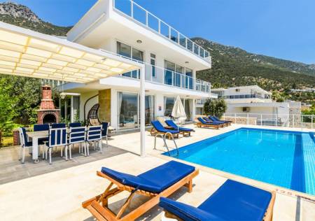 Luxury Villa with Private Heated Swimming Pool and Unique Sea View in Kas, Kalkan