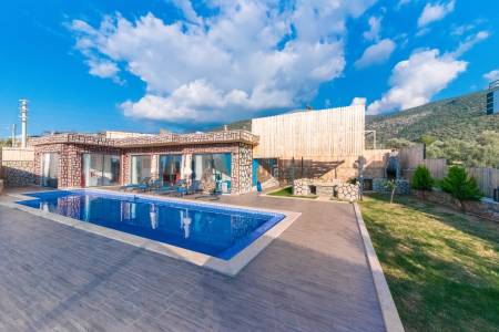 Magnificent Villa with Private Pool, Pool Terrace, Private garden Jacuzzi, Barbeque in Kas