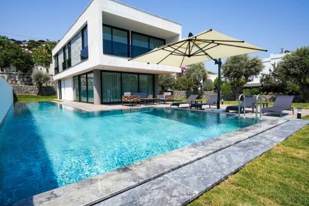 Luxury Villa with Close to the Sea, Private Pool, Private Garden, Pool Terrace in Bodrum Akyarlar Area