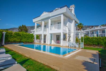 Comfortable Villa with Private Pool, Private Garden, Pool Terrace and Fireplace in Fethiye Hisaronu