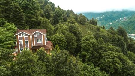 Comfortable Villa with Valley and Forest View, Jacuzzi, Barbeque, in Natural Beauties in Rize Ardesen