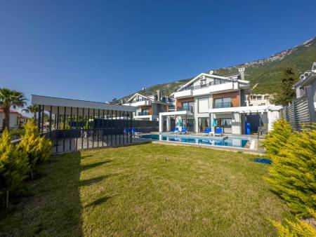 Magnificent Villa with Private Pool, Private Garden, Pool Terrace, Garden Seating Area in Fethiye Ovacik