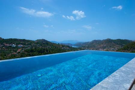 Comfortable Villa with Nature Vire, Private Pool, Private Garden, Pool Terrace in Marmaris Sogut