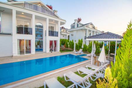 Comfortable Villa  with Garden Terrace, Private Pool and Private Garden in Fethiye Hisaronu