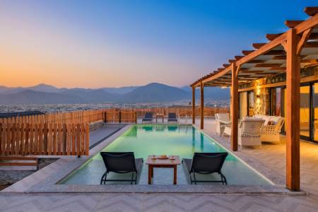 Modern Villa with Private Pool, Private Garden, Pool Terrace and Jacuzzi, in a Lush Green Nature in Fethiye